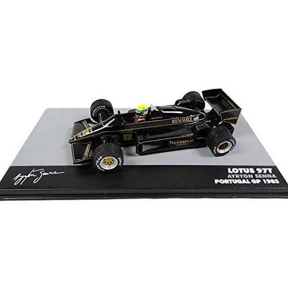 Coche fundido a presión OPO 10 Ayrton Senna Lotus 97T #12 1985 1:43