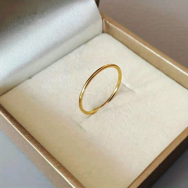 Luxurious Titanium Steel Ring - Anti-Tarnish, Lightweight, and Perfect for Daily Wear and Casual Dates