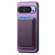 thumbnail image 3 of Funda de Cuero Magnética con Tarjetero para Google Pixel 9 Pro Cubierta Delgada Morado, 3 of 5