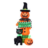 Bothyi - Decoración De Calabaza Inflable De Halloween Calabaza Inflable Para Porche Vacaciones Al Aire Libre