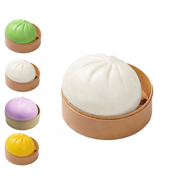 Pelotas antiestrés squishy fidget sensoriales de dumplings para adultos