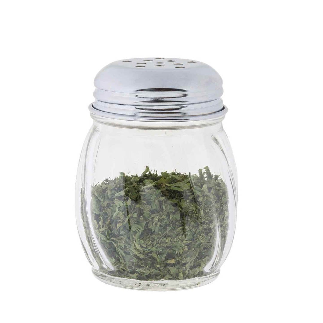 Tablecraft - Frasco Especiero De 170g De Vidrio Con Tapa Perforada