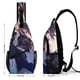 thumbnail image 2 of Kochou Shinobu Riñonera Bandolera con Estampado Integral para Hombres y Mujeres, Bolso Cruzado Gráfico de Tendencia, Mochila de Hombro Streetwear para Ciclismo y Deportes, Riñonera Versátil Casual, 2 of 6