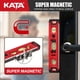 thumbnail image 4 of Torpedo Level KATA con iluminación magnética, 23 cm, con ampollas 45/90/180, 4 of 9