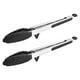 thumbnail image 1 of 2x Pinzas De Cocina Multifuncionales Resistentes Al Calor Para Interior Barbacoa Cocina Negra, 1 of 3