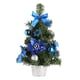 thumbnail image 4 of Mesa Artificial Mini árbol De Navidad Decoración Suministros Para Fiestas Navide?as Azul, 4 of 5