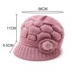 thumbnail image 2 of Gorro de invierno con ala de punto cálido, 2 of 5