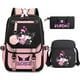 thumbnail image 3 of 3pcs Kuromi Backpacks Patchwork Capacity Women Men Travel Mochilas With Shoulder Bags Ins Laptop Teens School Bags, 3 of 3