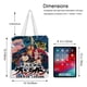thumbnail image 5 of Gurren Lagann Bolso de tela con estampado de lienzo para mujer, bolsa de compras reutilizable y estética, con cremallera interior, regalo para mujer,40*40cm., 5 of 6
