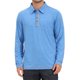 thumbnail image 1 of Camisas Polo de Hombre con Tapeta de Contraste, Botón, Cuello con Bolsillo, Mangas Largas, 3XL Azul, 1 of 6