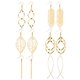 thumbnail image 1 of Juego de 6 pares de pendientes colgantes FUNEIA, 1 of 9