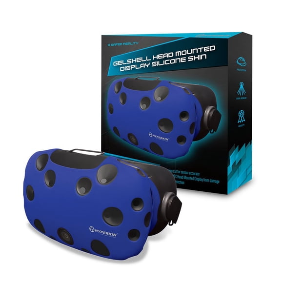 Funda de silicona para headset Hyperkin GelShell para HTC Vive, azul