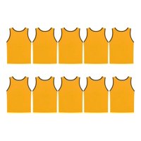 Linea Sport - Pack X10 Chalecos Deportivo De Malla Calado Cerrado De Adultos