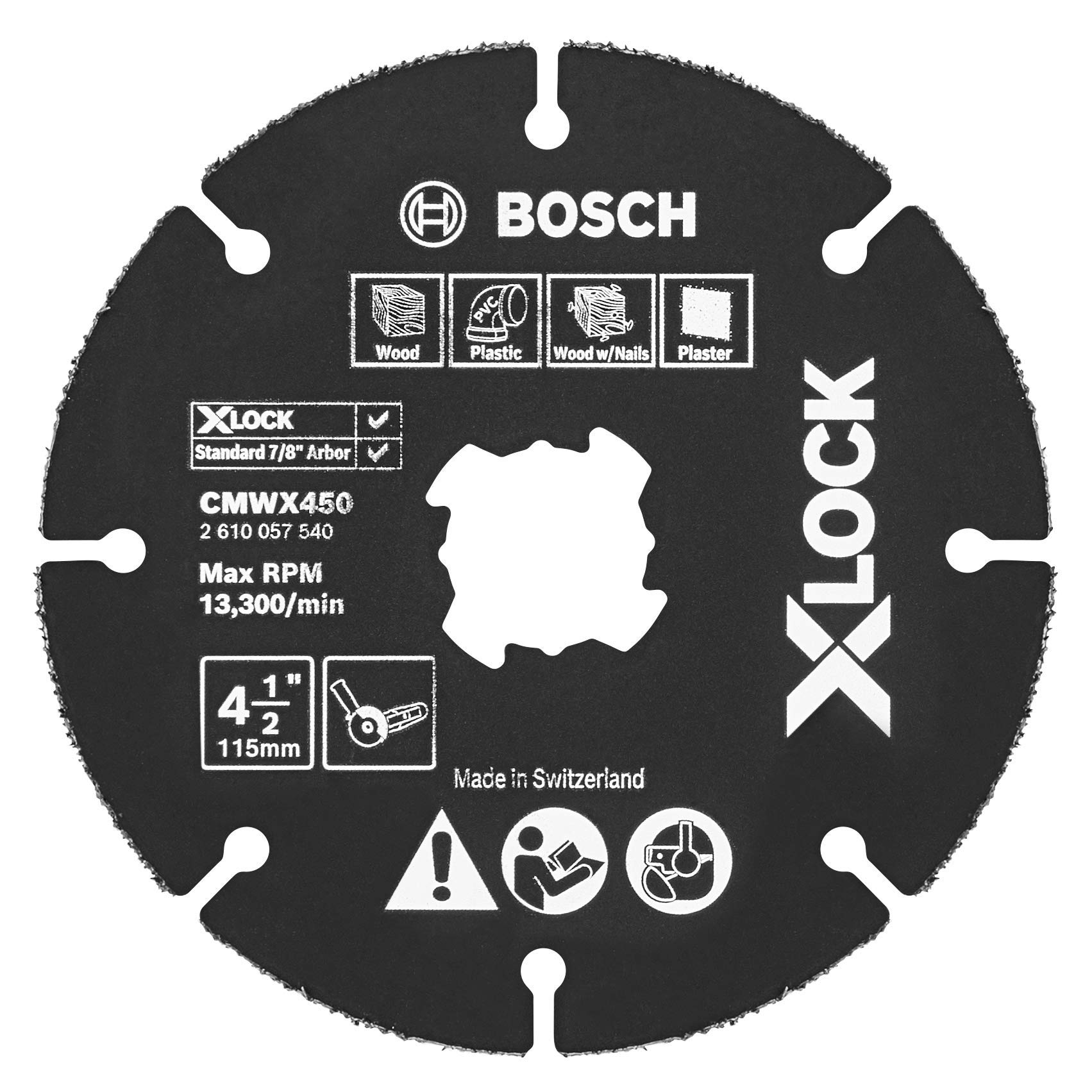 Rueda Múltiple Carburo Bosch Cmwx450 X-Lock 115 Mm