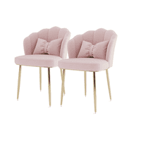 Habita2 Chile - Pack 2 Sitiales Fancy Con Cojin - Rosado