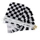 thumbnail image 2 of Bandera De Carreras De Coches A Cuadros En Blanco Y Negro, Bandera Que Agita Con La Mano, 12 Uds., 2 of 3