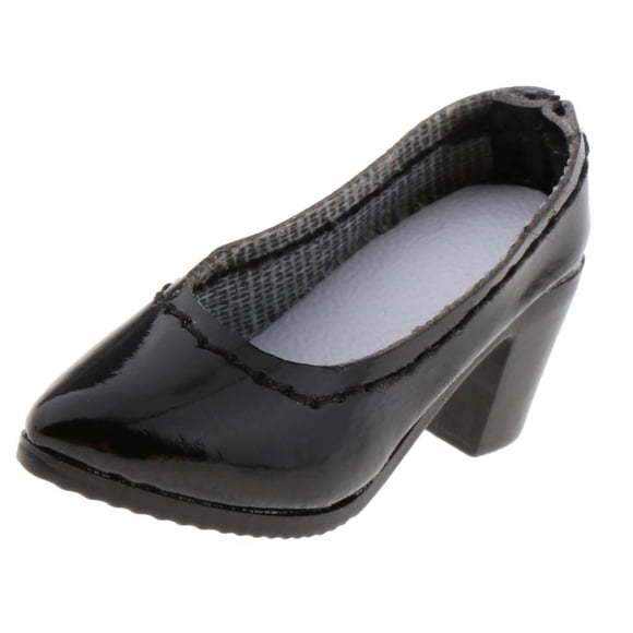 Custom 1: 6 Escala Zapatos De Tacón Alto Accesorios 12 "Figura De Acción Femenina Cuerpo Negro