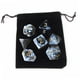 thumbnail image 4 of Paquete De 7 Dados Poliédricos Con Juguetes De Barra De Bolsa Para Ense?anza De Matemáticas Negro, 4 of 5