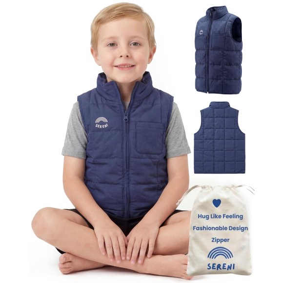 Chaleco Calmante Sereni Navy con Peso Terapéutico XX-Large