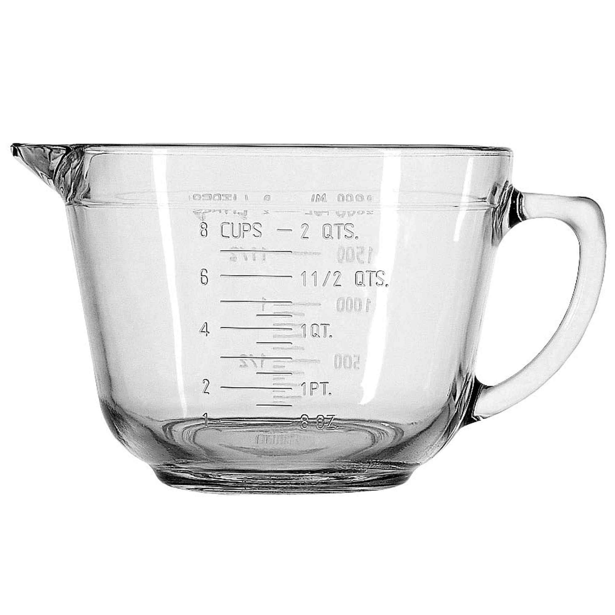 Batter Bowl Anchor Hocking, Cuenco De Vidrio Para Mezclar, 2 Litros