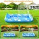 thumbnail image 2 of Piscina inflable con rociador 200 x 150 x 50 cm jardín, 2 of 3