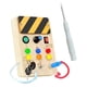 thumbnail image 5 of Interruptor De Tablero Ocupado, Interruptor De Luces, Juguete De Madera Montessori Para Fiesta, Niños, Rectángulo Con Llave, 5 of 5