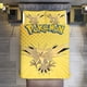thumbnail image 1 of Pokmon Zapdos 3 Piece Sets Full/Queen Size - Reversible Microfiber Quilts with Shams Soft Lightweight Bedspread Coverlet Comforter for All Season Bed Sheets, 1 of 4