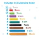 thumbnail image 3 of Set de actividades matemáticas hand2mind Cuisenaire Rods Early Math K-2, 3 of 7