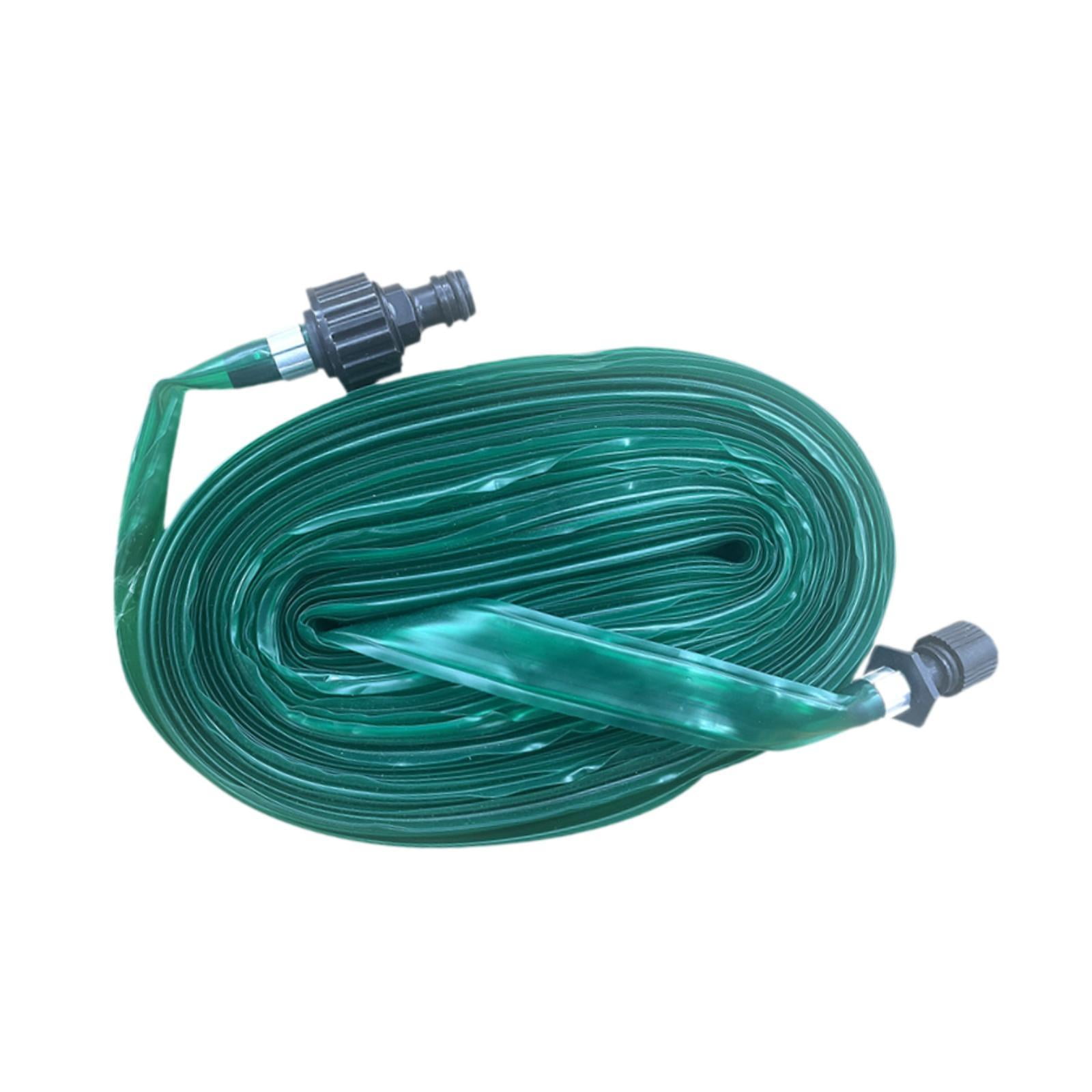Magideal - Manguera De Aspersor Plana De Pvc, Manguera De Goteo De Agua Para El Hogar, Fácil Instalación, Manguera De Remojo, Ahorro De Agua Para Riego, Limpieza 3m