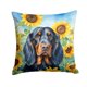thumbnail image 1 of Cojín Sunflowers Gordon Setter, 1 of 6