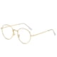 thumbnail image 1 of Gafas redondas retro de luz azul para mujer, gafas de ordenador con montura grande, 1 of 5
