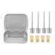 thumbnail image 2 of Juego de adaptadores para bicicleta, kit de inflador de neumáticos, herramientas de reparación de equipos, adaptadores de válvulas de neumáticos para Estilo C, 2 of 5