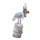 thumbnail image 1 of Estatua De Playa Rústica Para Decoración Del Hogar, Adorno De Pájaro Para Estante, Dormitorio Interior, Estilo Retro Azul, 1 of 5