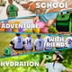 thumbnail image 3 of Juego de mochilas Minecraft de 5 piezas con bolsa de almuerzo y botella de agua para niños, 3 of 6