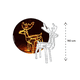 thumbnail image 2 of Reno Navideño Led Decoracion Navidad 110 Cm Luz Calida, 2 of 2