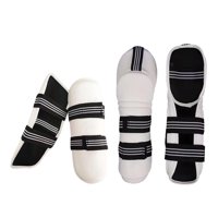 Magideal - Equipo De Protección, Protector De Taekwondo, Correa Elástica Ligera, Protector Acolchado, Protección Para Entrenamiento De Artes Marciales, Kickboxin Guardias De Piernas Y Brazos S