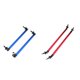 thumbnail image 2 of 4 Piezas Coche Ajustable Viento Divisor Parachoques Barbilla Labio Varilla Soporte Rojo + Azul, 2 of 3