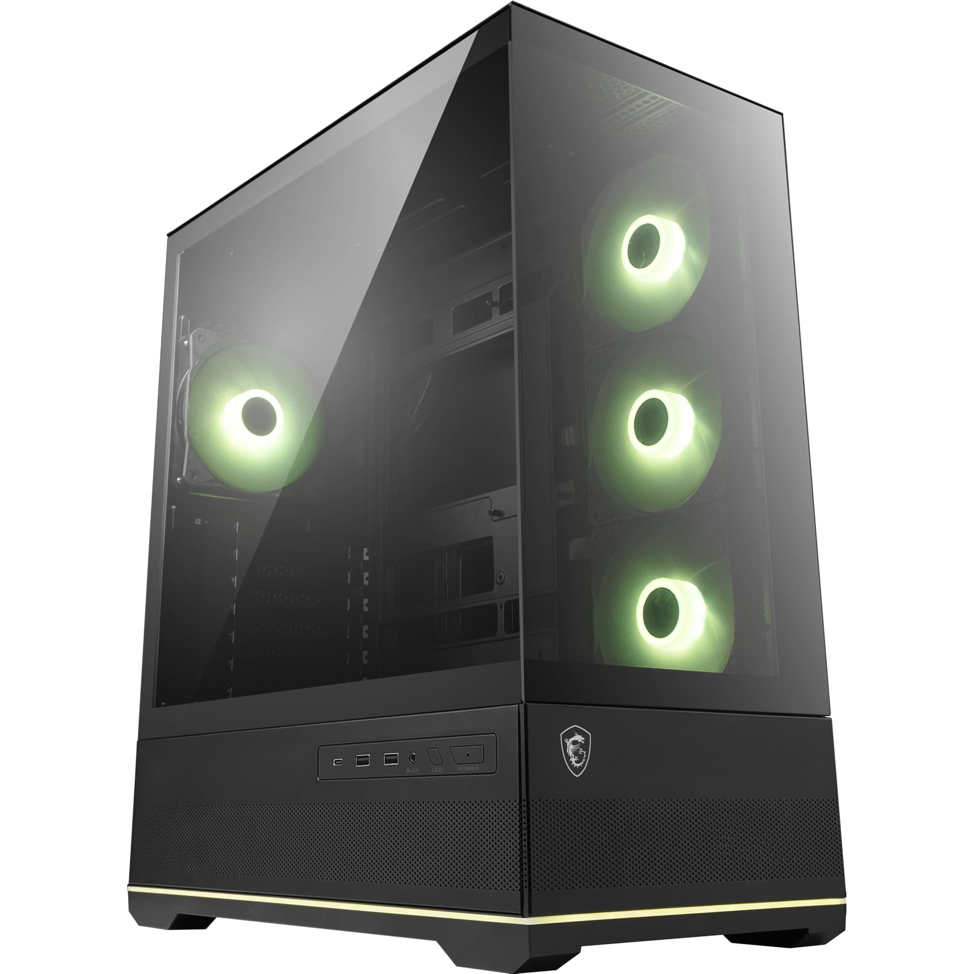 Funda Para Pc Para Juegos Msi Mag Pano 110r Pz Con Vidrio Templado