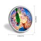 thumbnail image 2 of El Grinch-Theme Round Button Badge: Premium Metal Construction, Ideal for High-End Events 2.8 cm, 2 of 6