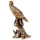 thumbnail image 3 of Estatua de águila de latón, decoración de simulación, mesa, césped, espantapájaros para el hogar, decoración coleccionable para jardín, decoración del, 3 of 5