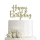 thumbnail image 1 of Espejo De Feliz Cumpleaños Para Decoración De Tartas Acrílico Dorado, 1 of 6
