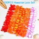 thumbnail image 3 of Guirnalda grestar 100 piezas de leis hawaianos coloridos a granel, 3 of 8