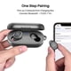 thumbnail image 2 of Auriculares inalámbricos TOZO T10 Bluetooth 5.3 con funda inalámbrica negra, 2 of 9