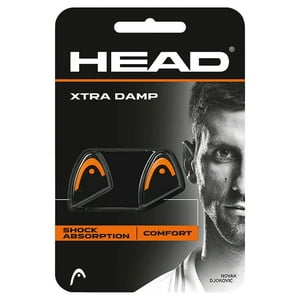 Antivibrador Tenis Head Xtra Damp Negro/Naranjo X2