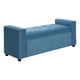 thumbnail image 2 of Banqueta Baul Lawin 2c Felpa 30 Azul Petroleo, 2 of 5
