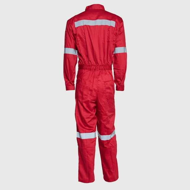 Overol Gabardina Con Reflectante rojo M Lider