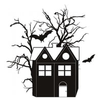 Rienda Libre Graphics - Decomural Haunted House Halloween Ws-17099