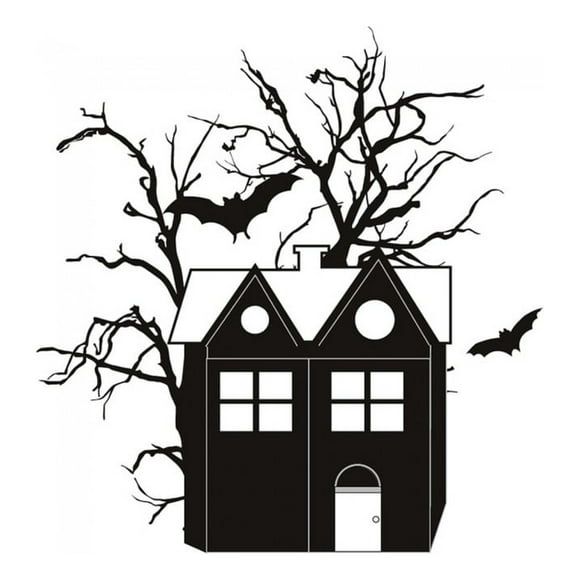 Decomural Haunted House Halloween WS-17099