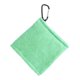 thumbnail image 1 of Toalla De Pelota De Golf Con Clip Accesorios De Golf Portátiles Limpiador De Pelotas De Golf Bolsillo Verde, 1 of 5