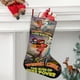 thumbnail image 2 of WordGirl Tema: Calcetines de Navidad, fino lino blanco para colgar en escaleras y chimenea, decoración navideña para el hogar, regalo de Navidad. 45cm × 32cm, 2 of 5